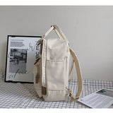 DIEHE Fashion Backpack Canvas Women Backpack Anti-theft Shoulder Bag New School Bag For Teenager Girls School Backpack Female