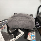 Kylethomasw Girl Fabric School Bag College Student Women Backpack Travel Ladies Vintage Canvas Bag Female Kawaii Laptop Fashion New Backpack