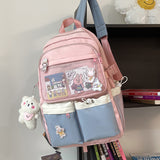 Kylethomasw Schoolbag female high school junior high school students lovely color summer young fresh girls new primary school backpack