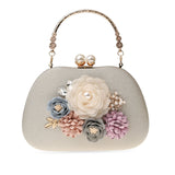 Kylethomasw Flower Evening Bag Women's Luxury Handbag Elegant Banquet Bag Female Party Clutch Purse Z421