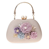 Kylethomasw Flower Evening Bag Women's Luxury Handbag Elegant Banquet Bag Female Party Clutch Purse Z421