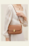 Genuine Leather Shoulder Bag for Women 2022 New Luxury Postman Bag Shoulder Saddle Bag High-quality Messenger Bag