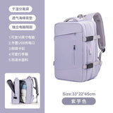 Kylethomasw Travel Laptop Backpack Women's Large Capacity Multi-Function Luggage Backpack Lightweight Bagpack With Dry Wet Pocket Travel Bag