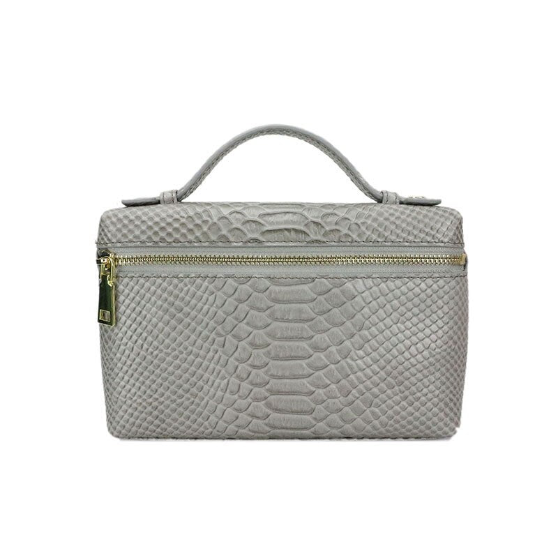 Kylethomasw New Fashion designer handbag embossed ostrich leather portable bag small clutch bag lady hand bag purse