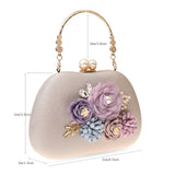 Kylethomasw Flower Evening Bag Women's Luxury Handbag Elegant Banquet Bag Female Party Clutch Purse Z421