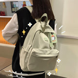 Kylethomasw Korean women backpack Preppy female college student school bag Simple large capacity bag For Teenager Girl Shoulder Bag backpack