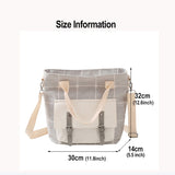 Kylethomasw Fashion Plaid Shoulder bag for women canvas bag student schoolbag Crossbody Bags Korean Harajuku messenger bag female handbag