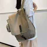Kylethomasw 2 Pcs Trendy Lady Student Bag Cool Female Laptop Leisure College Backpacks Girl Book Travel Backpack Men Women Large School Bag