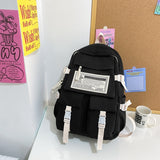Kylethomasw Female Big Waterproof Back Bag Portable School Backpack For Girl Student Schoolbag Cool Fashion Multipocket Nylon Women Backpack