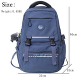 Kylethomasw Women School Backpack Men Large Capacity Lady Travel Leisure Student Bag Girls Boy Laptop College Fashion Female Male Book Bags