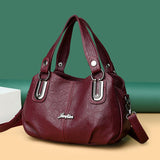 Kylethomasw Bag 2023 new female bag handbag large capacity middle-aged and elderly texture lady mother bag one shoulder slant bag
