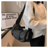 Kylethomasw Nylon women Shoulder bags Large capacity 2023 Casual Shoulder Bags For female Handbags big totes black Travel Gym Bag bolsas