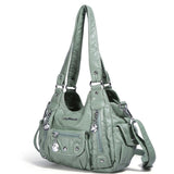 Ladies Pu Shoulder Bag 11 Styles Zippers Female Handbag Fashion Ladies Causal Small Crossbody Bags
