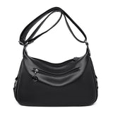 Kylethomasw Multifunction Shopping Handbag Large Capacity Messenger Bag New Cowhide Waterproof Shoulder Bag Women Casual Crossbody Bag