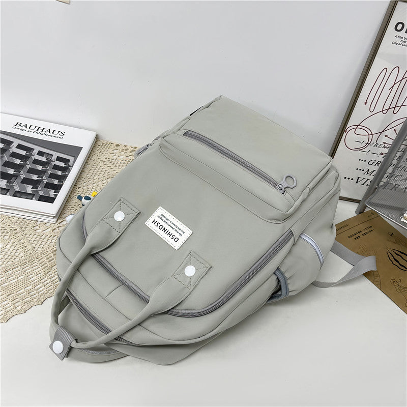High Quality Woman Backpack Man College Student Travel School Rucksack A4 Book Schoolbag For Teenage Girl Boy New