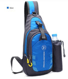 NoEnName Mens Women Waterproof Small Chest Bag Pack Travel Sport Shoulder Sling Backpack Crossbody Bags Gift