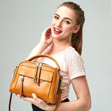 Nice Box Bags Luxury Brand Women Lay Bag 2021 Italian cowhide Handbags Purse Leather Lady Hand Collection Bag  US $44.55 / pie