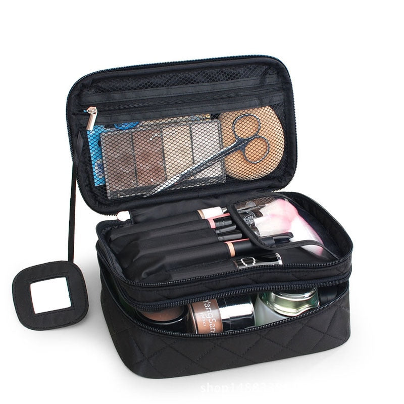 Makeup bag Women Bags Large Waterproof Nylon Travel Cosmetic Bag Travel Organizer Case Necessaries Make Up Wash Toiletry Bag