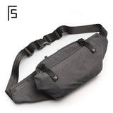 FYUZE Simple Shoulder bag Men waterproof Fashion sling Travel Bag Crossbody Messenger Portable Bags Chest bag