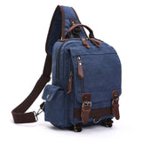 new Small Canvas Backpack Men Travel Back Pack Multifunctional Shoulder Bag for Women Laptop Rucksack School Bags Female Daypack