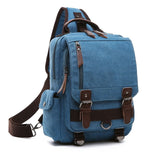 new Small Canvas Backpack Men Travel Back Pack Multifunctional Shoulder Bag for Women Laptop Rucksack School Bags Female Daypack