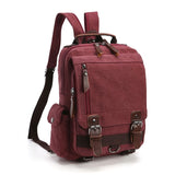 new Small Canvas Backpack Men Travel Back Pack Multifunctional Shoulder Bag for Women Laptop Rucksack School Bags Female Daypack