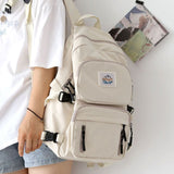 Kylethomasw  Female School Student Book Bag Travel Girls Rucksack Korean Fashion Women Waterproof Backpack For Teenager Mochila