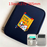 Tablet Case Laptop Storage Bag 11 13 15Inch Embroidery Toast Ipad Liner Bag IPad Protective Cover Sleeve Case Girls Clutch Purse