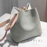 Kylethomasw Fashion Women Bag Summer Bucket Bag Women PU Leather Shoulder Bags Brand Designer Ladies Crossbody Messenger Bags Totes Sac