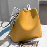 Kylethomasw Fashion Women Bag Summer Bucket Bag Women PU Leather Shoulder Bags Brand Designer Ladies Crossbody Messenger Bags Totes Sac