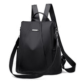2021 Hot Women's Backpack Casual Nylon Solid Color School Bag Fashion Detachable Shoulder Strap Shoulder Bag