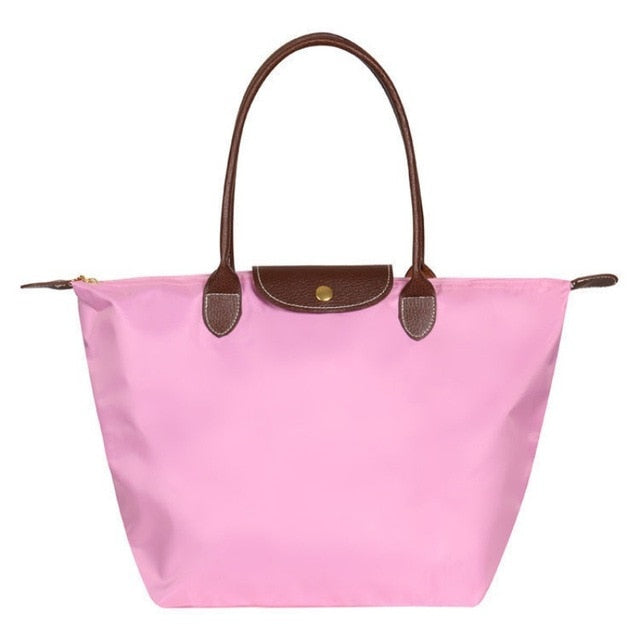 Women Shoulder Bag Fashion Shopping Bag Handbag Folding Storage Bag For Women Female Foldable Shopping Bags