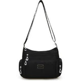Kylethomasw Fashion Women Shoulder Messenger Bag Nylon Oxford Lightweight Waterproof Zipper Package Large Capacity Travel Crossbody Bag