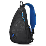 Mixi  Fashion Backpack for Men One Shoulder Chest Bag Male Messenger Boys College School Bag Travel Causal Black 17 19 inch