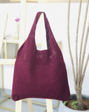 casual hollow woven women shoulder bags designer knitting handbags large capacity tote summer beach bag big purses shopper sac