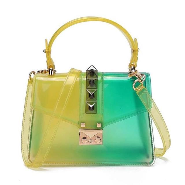 Jelly bag Casual Crossbody Bags For Women 2021 Luxury Handbag Brand Bolsa Feminina Transparent Shoulder Bags Ladies sac a main