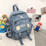 Small women's backpack girls school bag waterproof nylon fashion Japanese casual young girl's bag Female mini