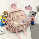 Small women's backpack girls school bag waterproof nylon fashion Japanese casual young girl's bag Female mini