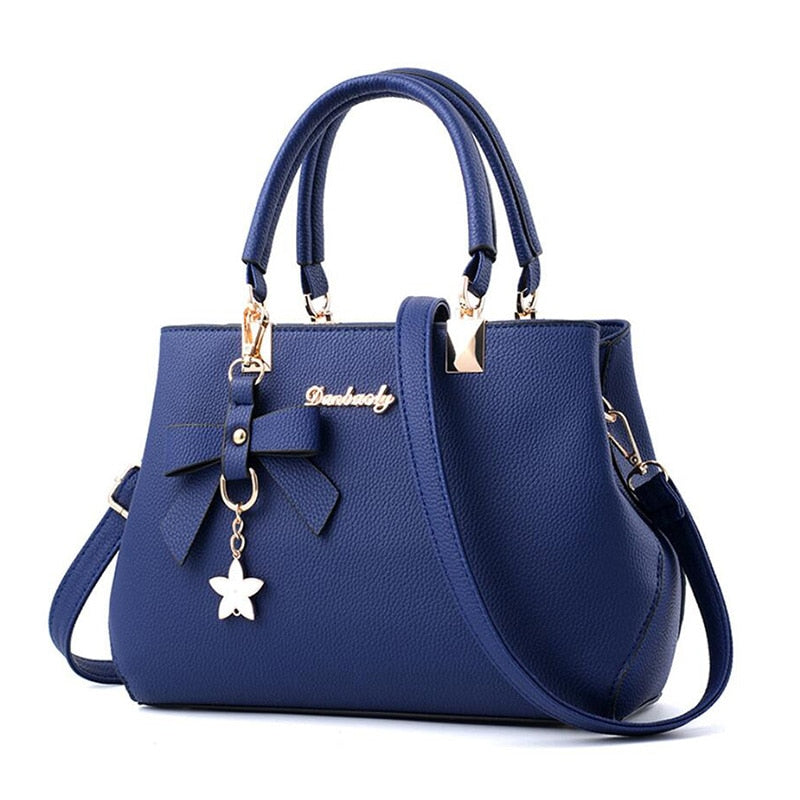 Kylethomasw Elegant Shoulder Bag Women Designer Luxury Handbags Women Bags Plum Bow Sweet Messenger Crossbody Bag