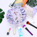 Korean Flush Makeup Organizer Travel Artifact Small Fresh Storage Bag Creative Colorful Rope Makeup Jewerly Storage Case