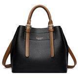 Genuine Large Capacity Casual Tote Bag Leather Shoulder Crossbody Bags for Women 2021 Simple Female Shopper Bag Designer Handbag