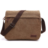 Kylethomasw Canvas Messenger Bag Men Travel Shoulder Bag Laptop Bag Crossbody Bag School Bag