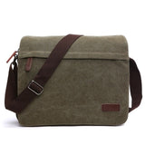 Kylethomasw Canvas Messenger Bag Men Travel Shoulder Bag Laptop Bag Crossbody Bag School Bag