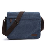 Kylethomasw Canvas Messenger Bag Men Travel Shoulder Bag Laptop Bag Crossbody Bag School Bag