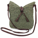 New Fashion Woven Shoulder Bags Straw Summer Women Weave Crossbody Beach Travel Handbag Female Bag Women Messenger Bags Bolsa