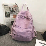 Korean Version High Capacity Travel Backpack Laptop Canvas Women Backpack Female Schoolbag for Teenages Girls mochila mujer