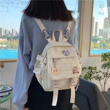 Kylethomasw  Small Women's Backpack Girls School Bag Waterproof Nylon Fashion Japanese Casual Young Girl's Bag Female Mini Backpack for Women