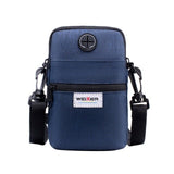 3 Layers Messenger Bag Men Travel Crossbody Shoulder Bags Man Purse Small Sling Pack For Work Business Zipper Pocket Handbag Bag