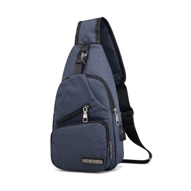 3 Layers Messenger Bag Men Travel Crossbody Shoulder Bags Man Purse Small Sling Pack For Work Business Zipper Pocket Handbag Bag