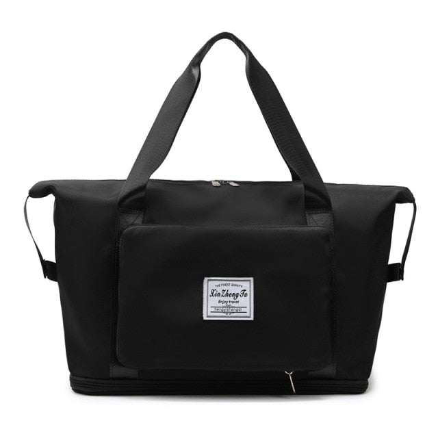 Foldable Large Capacity Women Gym Bags Shoulder Bag Women Training Travel Handle Handbag Yoga Sport Crossbody Tote Bag Women
